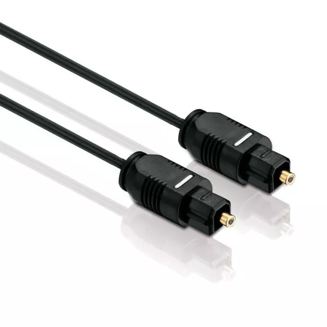 7,5m Optisches Toslink Kabel Digital Optical Audio Cable HIFI SPDIF  LWL Schwarz