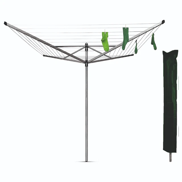 WATERPROOF ROTARY WASHING Line Cover Clothes Airer Garden Parasol