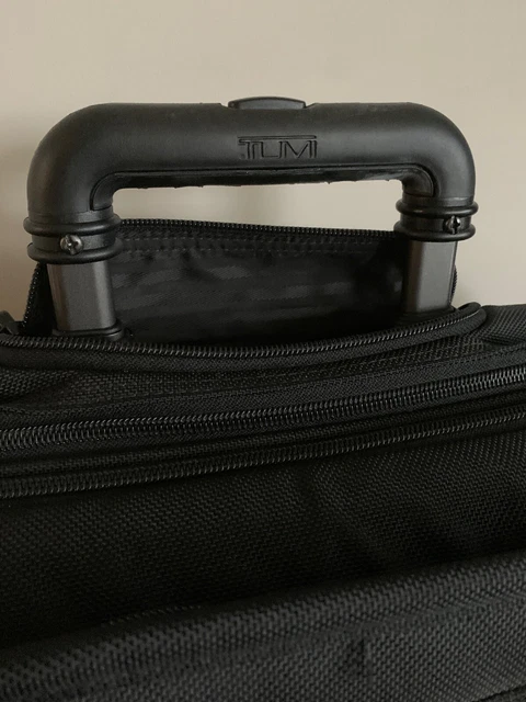 Tumi Alpha 3 Expandable Wheeled Rolling Ballistic Nylon Briefcase Laptop Luggage 3