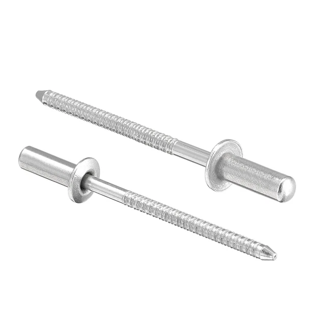 Ciegos Remaches 304 Inoxidable Acero Tirador Remaches Núcleo 3,2mm x 9mm, 50uds