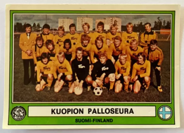 N°238 Kuopion Palloseura Suomi-Finland Euro Football 78 Sticker Panini Vignette