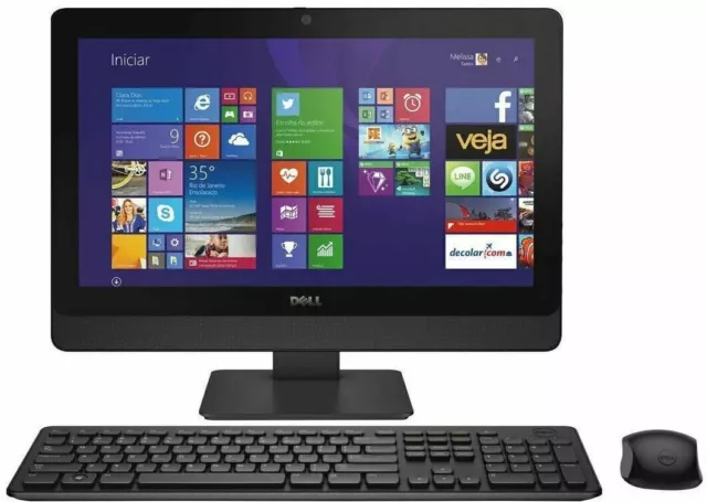 CHEAP FAST DELL 23" AIO Desktop PC QUAD CORE i7 16GB Ram 1TB SSD WIN11 Webcam