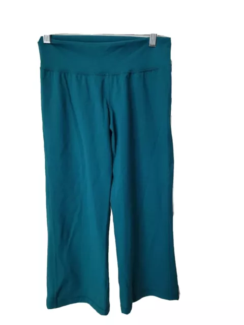 Patagonia Teal Crop Wide Leg Leggings Womens Size Small