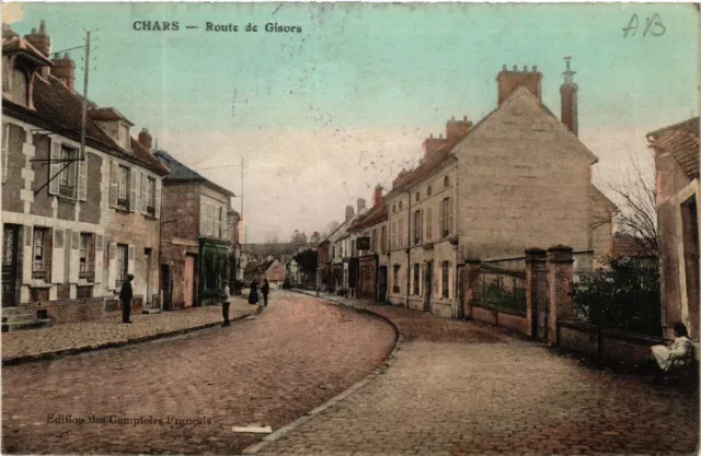 CPA Chars - Route de Gisore (478218)