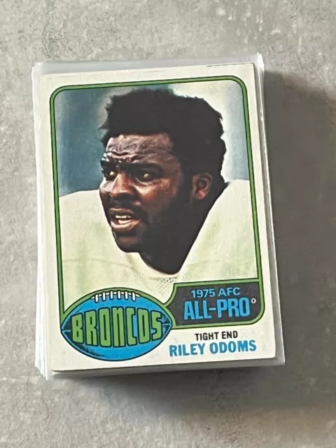 HUGE Vintage Football (35) Card Lot! Pre Junk Wax 1968 to 1983 Broncos Steel VL3