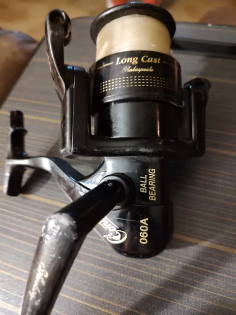 SHAKESPEARE LARGE OPEN Face 060A Fishing Reel Long Cast Contender $10.00 -  PicClick