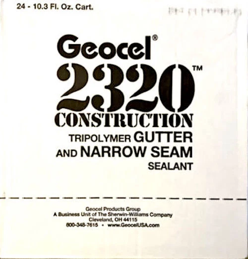Geocel Case of 24 Units 2320 Tripolymer Sealant Choose White, Clear, Grey 3