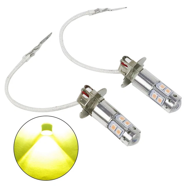 2x NEW H3 100W 3000K High Power  LED Fog Light Driving Bulbs Fast Delivery