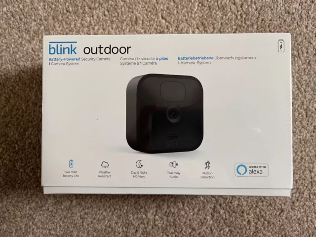 Blink Outdoor HD Wireless Security Camera System (1 Camera), A