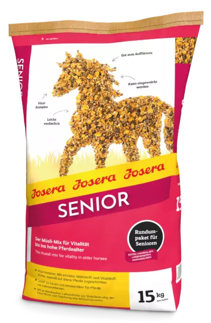 JOSERA Senior (15 kg) | Vital-Komplex | leicht verdaulich | Gut zum Auffüttern