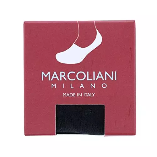 Marcoliani Invisible Touch Womens Black Socks 3310S Size One Size, 2