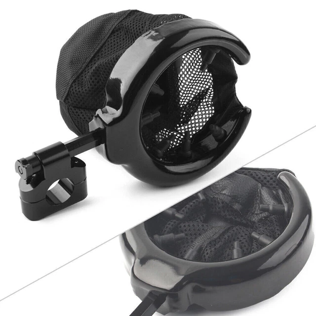 7/8" Universal Handlebar Cup Holder Motorcycle Metal Drink Basket For Harley