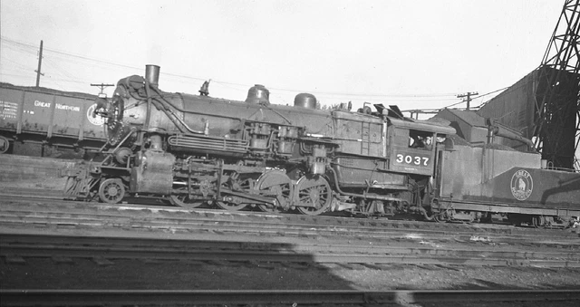 2J797 Neg/Rp 1936 Great Northern Railroad 282 Loco #3037 Minneapolis