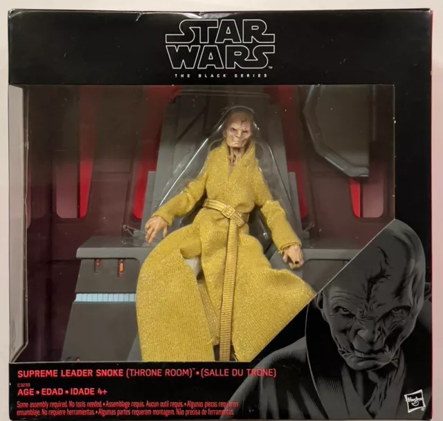 Star Wars Black Series Supreme Leader Snoke Throne Room Deluxe Figure New Sealed