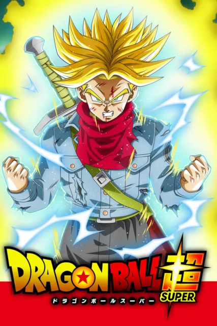 Dragon Ball Super Poster Goku Blue Kaioken 12inx18in Free Shipping