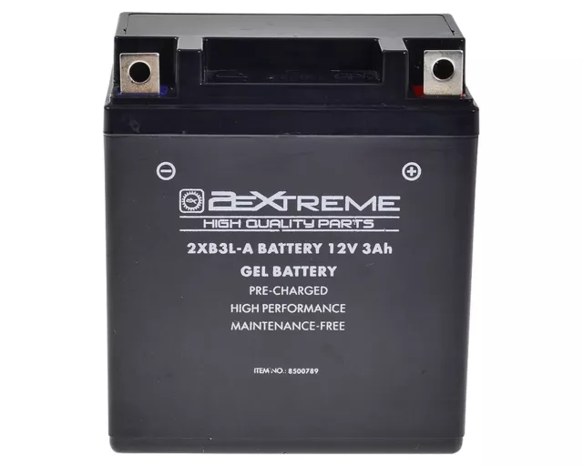 Batterie Gel Akku 12V 3Ah VAPE Zündung für Simson KR51 Schwalbe Habicht Star SR4 2