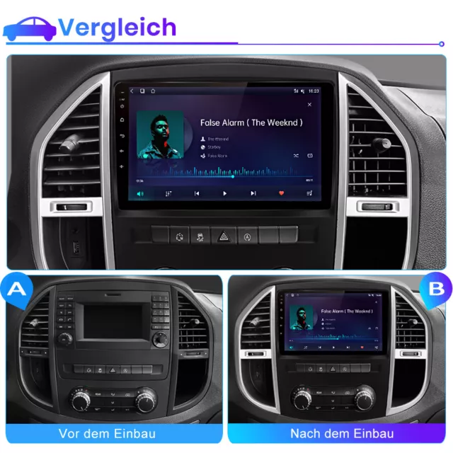 Android12.0 Autoradio Für Mercedes Benz Vito 3 GPS Navi 4G WIFI 6GB CarPlay DAB+ 2