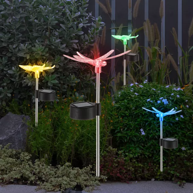 12x Lampes solaires LED pour jardin et éclairage extérieur