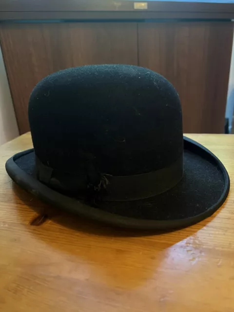 Dunn & Co Vintage Bowler Hat Black