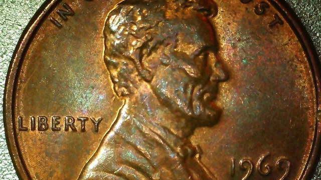 1969 D Lincoln Memorial Penny, Lettering Good, Nice Coin