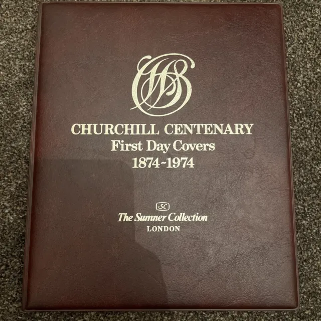 House clearance Rare 1874-1974 Sir Winston Churchill FDC Covers