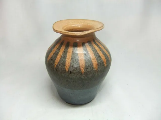 Elisabeth Andrea Bailey  Vase Studio Pottery Brown British Ceramic