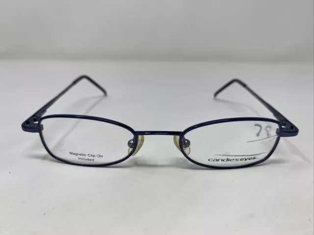 Candie’s Eyes C Vivian&CL BL 45-19-130 Pale Blue Full Rim Eyeglasses Frame OE67