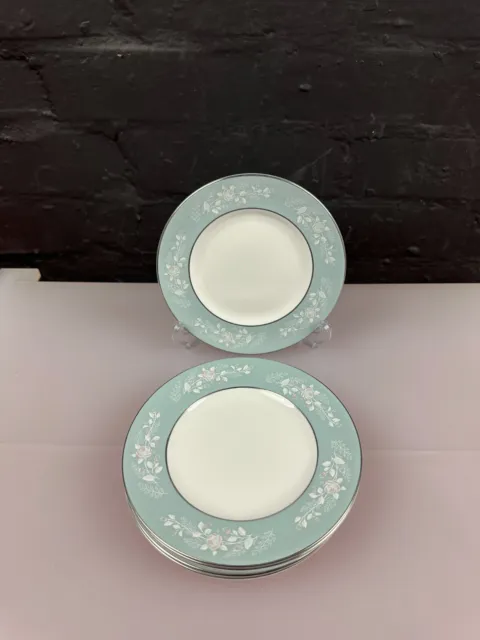 6 x Royal Worcester Bridal Rose Tea / Side Plates 15.5 cm Wide Set