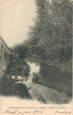 CPA/DEP 78/MAREIL SUR MAULDRE le pont 