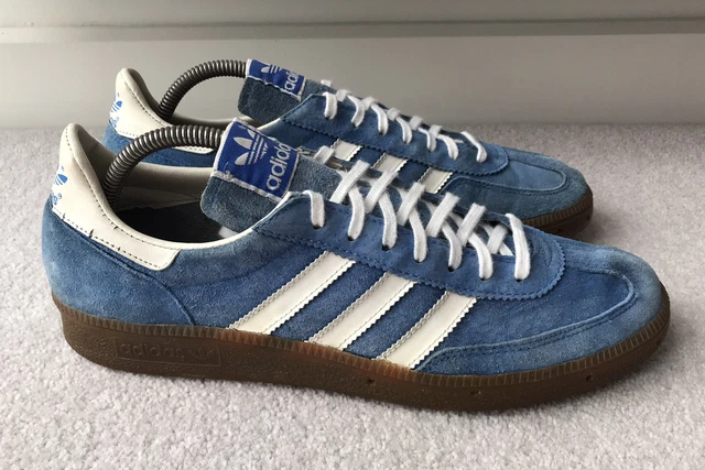 ADIDAS VINTAGE WEST Germany Mens Handball Spezial Trainers Blue