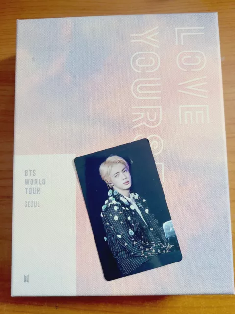 BTS CONCERT Official DVD WORLD TOUR LOVE YOURSELF SEOUL Jin Photocard