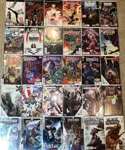 Marvel Comic Lot: 30 Inhumans Sleepwalker Weapon X Gamerverse Black Cat Strikes+