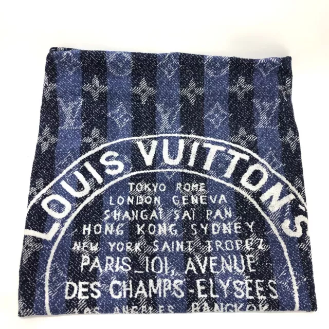 Louis Vuitton Beach Bath Towel Drap De Bain Monogram Brown