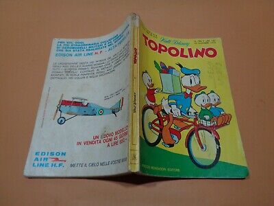 Topolino N° 786 Originale Mondadori Disney Buono 1970 Bollini