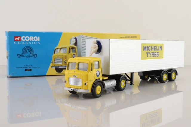 Corgi 24701; Leyland Mouthorgan Cab Artic Box Van, Michelin; Excellent Boxed