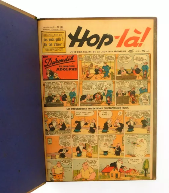 HOP-LA ! Album éditeur des n°104 à 116. 1939/40. très bel état 2