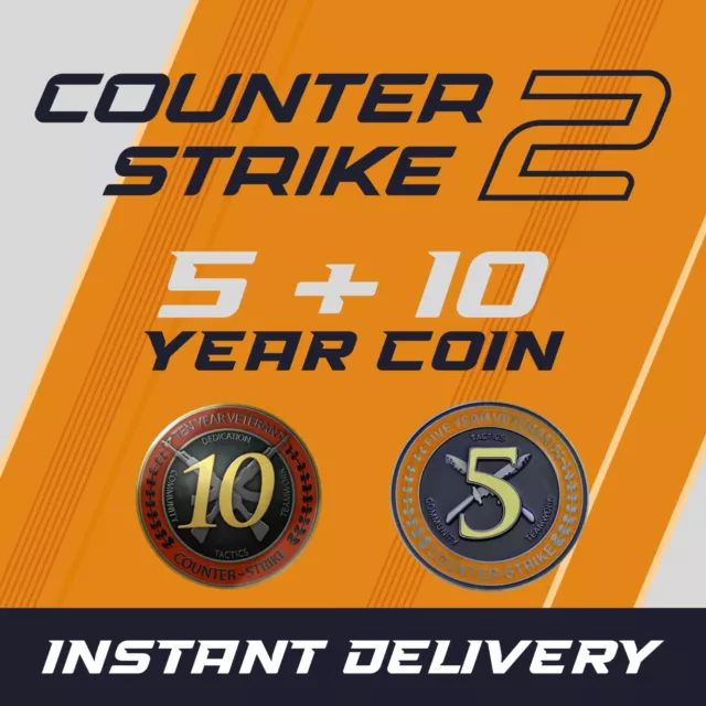Steam Account | CSGO CS2 | 5 & 10 Year Medals | Instant Delivery | Full Access