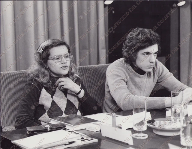 1974 Carmen Brescianini Marco Beneggi Tavola Rotonda Giovani FM congresso Foto