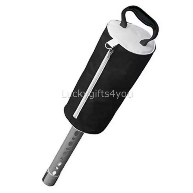 Golf Ball Shag Bag Practice Golf Ball Bag Holder Pick Up Receiver Tube Collector 3