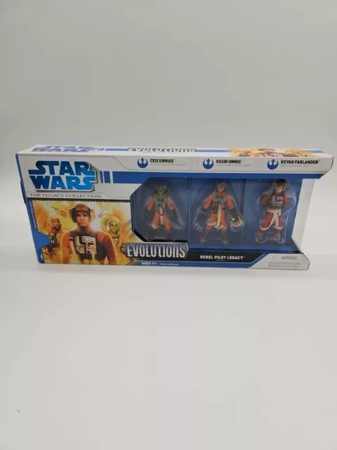 Star Wars Evolutions REBEL PILOT LEGACY II HASBRO 2008