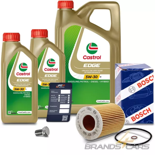 BOSCH ÖLFILTER+7L CASTROL EDGE 5W-30 M FÜR BMW 3-ER E36 320-328 i E46 320-330 i