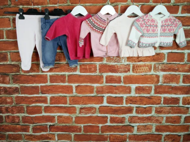 Baby Girls Bundle Age 0-3 Months Next Zara M&S Jeans Tees Cardigan Casual 62Cm