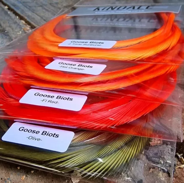 GOOSE BIOTS - Choice of Colour - Fly Tying Materials - Feathers