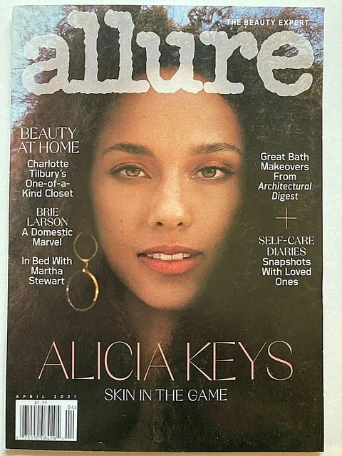 ALICIA KEYS, BRIE Larson, Martha Stewart, Allure Magazine April 2021 £8