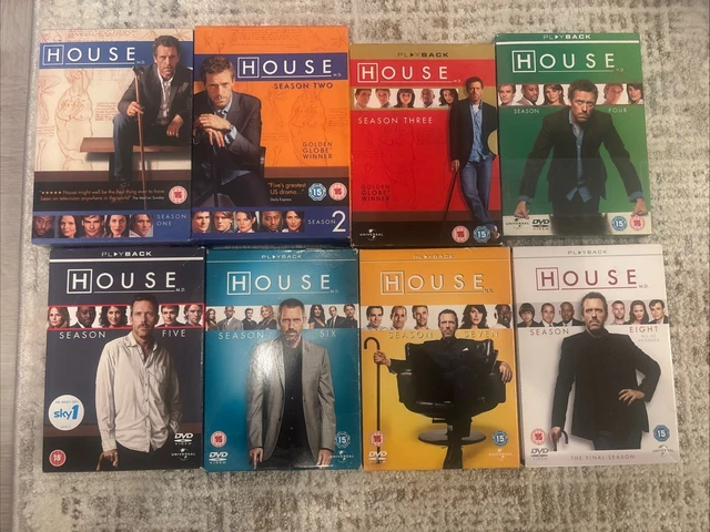 HOUSE THE COMPLETE Seasons 1-8 DVD Box Set - Series 1-8 Hugh Laurie ...