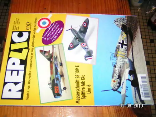 Replic n°67 Messerschmitt BF 109 E Spitfire Mk IX Lim 6