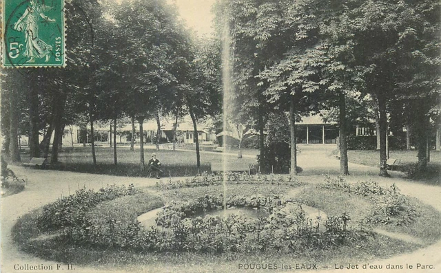58 POUGUES LES EAUX le jet d'eau