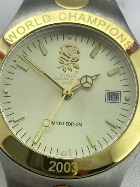 England Rugby Watch World Champions 2003 Limited Edition Special Offer Only £75 2