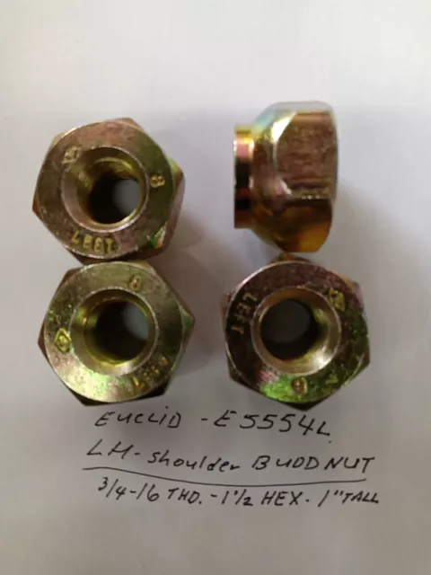 E-5554-L, LH BUDD WHEEL NUT 4pcs.