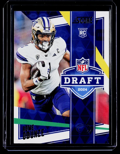 2024 SCORE ROME Odunze RC 2024 NFL Draft 12 Bears PWE 3.99 PicClick